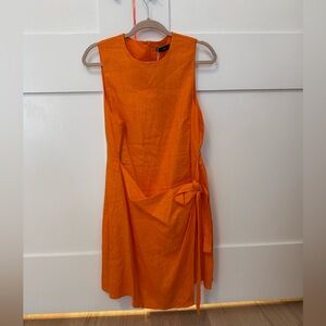 Orange Sleeveless Dress
